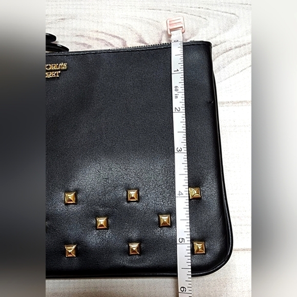 Victoria's Secret Black Studded Wristlet Wallet Limited Edition - New With Tags - Picture 6 of 7